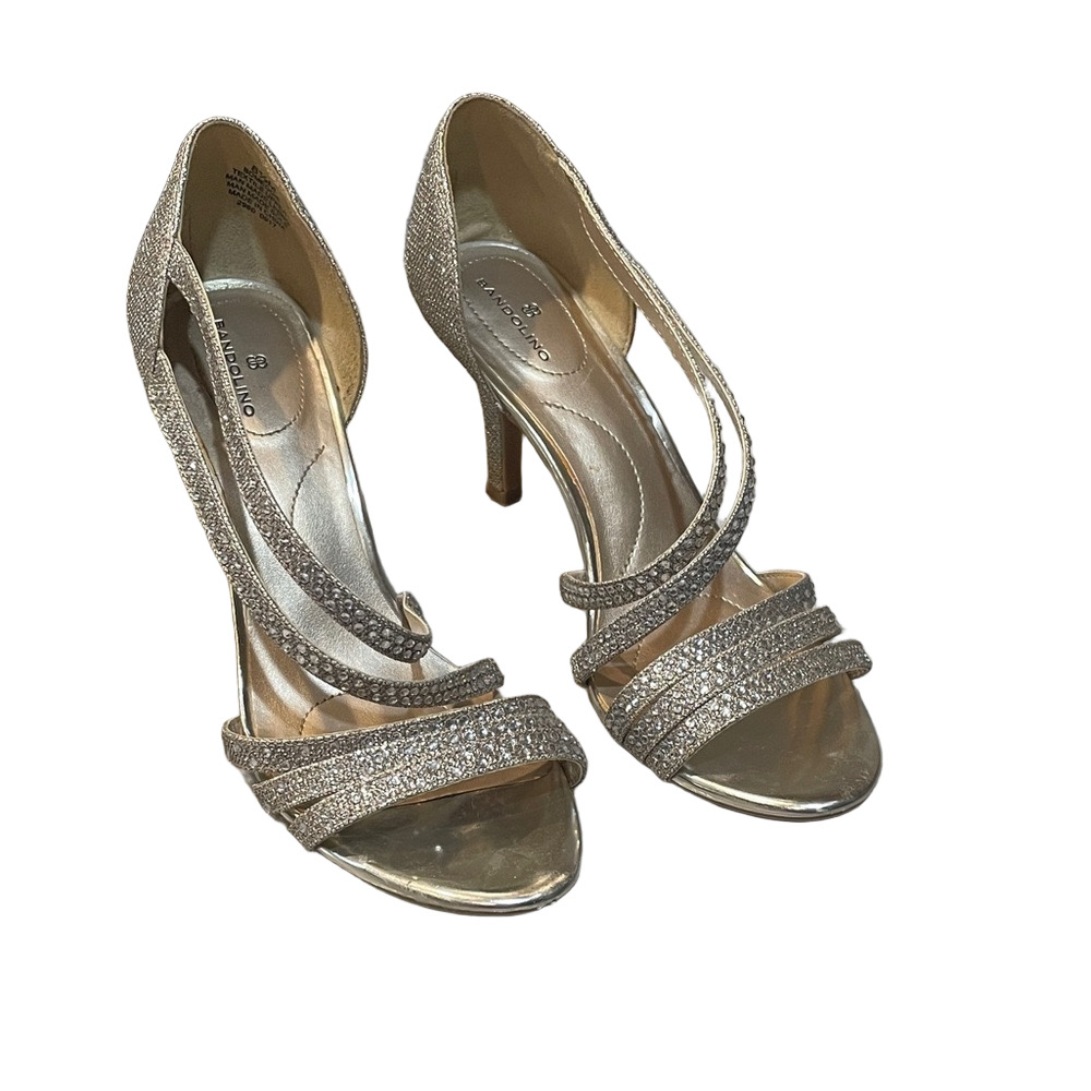 Bandolino Sparkling Strappy Heels - Picture 2 of 7